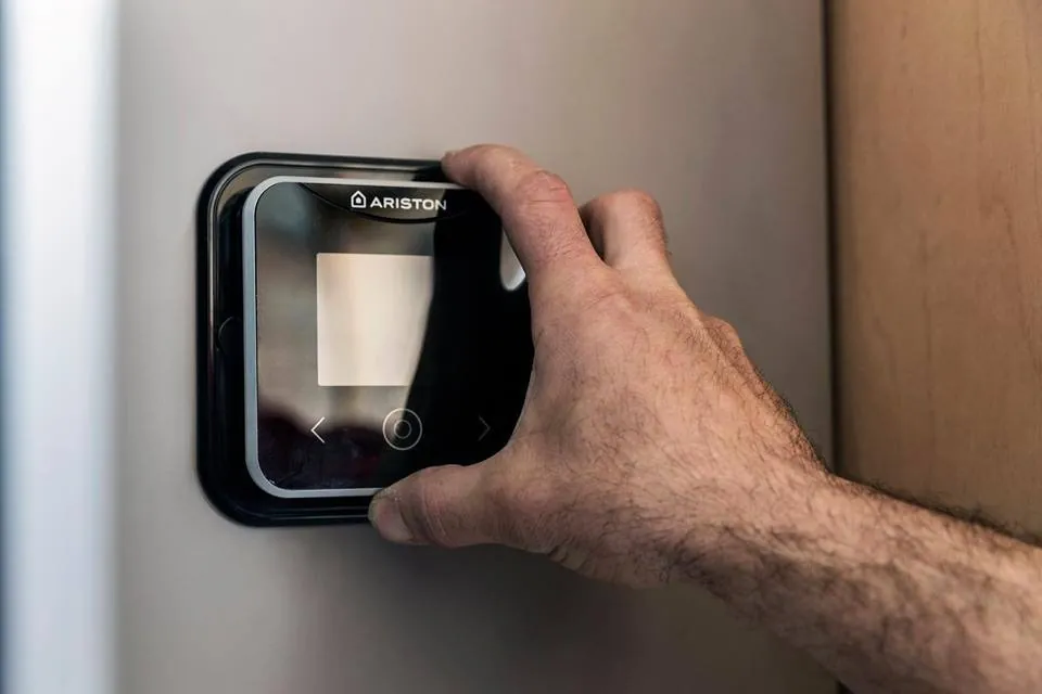 Configuración del control de temperatura en la puesta en marcha